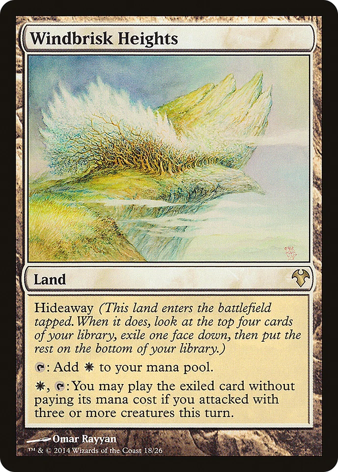 Windbrisk Heights #18 (MP) Magic Modern Event Deck MD1 Magic MTG - Image 1 of 1