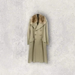 vintage Dolce & Gabbana Virgin coat wool authentic beige trench luxury 80s 70s - Picture 1 of 7