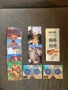 1992 Pro Set Young Indiana Jones Set (95) 10 3D Cards 6 Foldouts (2) 3D Viewers - Picture 1 of 3