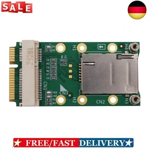 FR* Adaptateur Mini PCI-E avec Emplacement Carte SIM pour Carte GPS 3G/4G WWAN (Auto - Photo 1/9