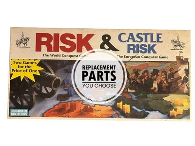 Risk and Castle Risk Board Game 1990 Vtg REPLACEMENT PARTS PIECES YOU CHOOSE - Image 1 of 2