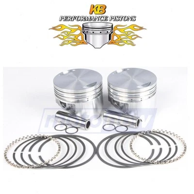 KB Cast Piston Set for 1996 Harley Davidson FLTCUI Tour Glide Ultra Classic cb Foto 1 de 4