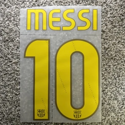 2008/2009 Barcelona Home Messi Jugador Talla Nombre Nombre Número La Liga  Foto 1 de 3