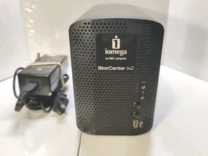 Iomega StorCenter ix2 NAS 2 X 4 To (8 To au total) non testé alimentation non d'origine lire - Photo 1/5