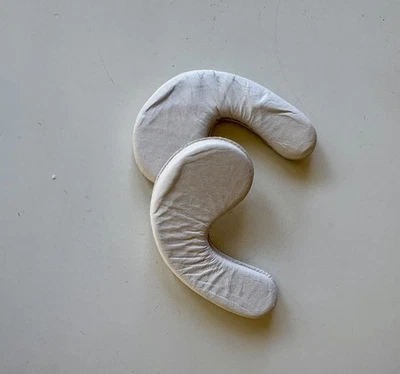 Vintage Leather RAWLINGS Football Helmet Jaw Pads fit HEAD LINER HC HND-9 - Image 1 of 3