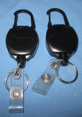 2 KEY-BAK Sidekick Badge & Key Reel ~ Twist-Free Carabiner ~ 23 inch Line - Image 1 of 4