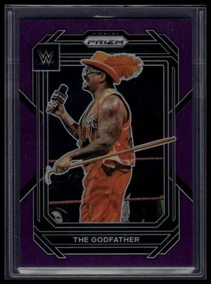 2023 Panini Prizm WWE #165 The Godfather Purple #/149 - Image 1 of 2