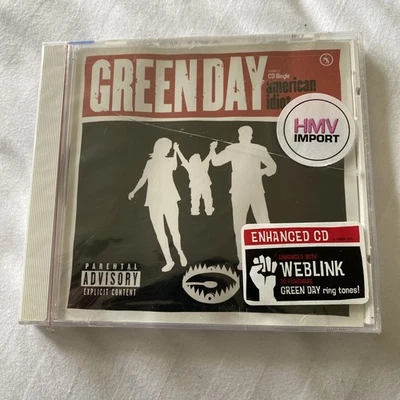 Green Day American Idiot - cd single HMV import rare 2004 copy sealed  Foto 1 de 4