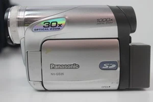 Panasonic NV-GS35 Handheld MiniDV Cassette Camcorder Silver (1003) - Picture 1 of 4