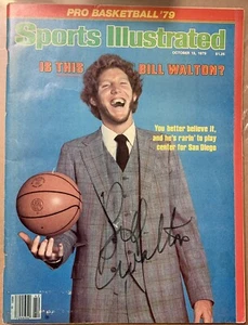 Bill Walton - Signed / Autographed - Sports Illustrated - Boston Celtics HOF - Picture 1 of 1