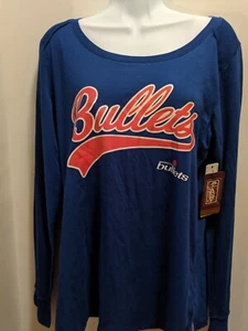 Washington Bullets Women's Medium Long Sleeved Shirt NWT - Picture 1 of 7