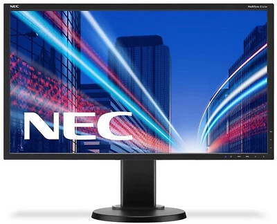 NEC MultiSync E223W-BK 22-Zoll Monitor WSXGA+ 1680x1050 DP VGA DVI 5ms mit Fuss - Bild 1 von 4