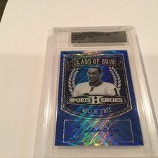 1/1 Willie O'Ree Auto HOF Signature Boston Bruins 2018 Leaf Metal Sports Heros