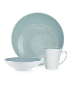 NEW NORITAKE "Kealia Blue/Green/Yellow/White" 16 Piece Set AUTHORIZED DEALER - Picture 1 of 5