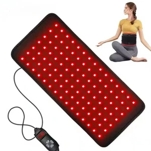 Red Light Therapy Pad LED Waist Body Mat for Relieving Back Muscle Pain Infrared - Picture 1 of 16