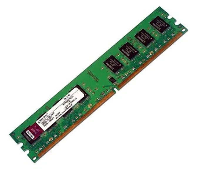 Kingston RAM 2GB Kit (2x1GB) DDR2 PC2-6400U 800MHz KVR800D2N5K2/2G - Immagine 1 di 1