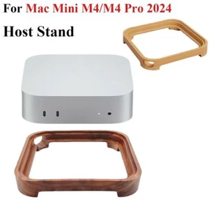 Cooling Walnut Base Bracket for Mac Mini M4/M4 Pro 2024 Desktop Computer - Photo 1/9