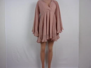 Boohoo Back Zip Long Sleeve Dress       SIZE: 10     PINK DESIGN - Picture 1 of 3