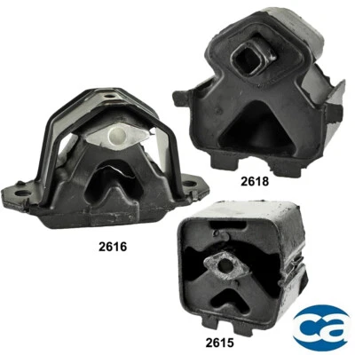 Engine Motor & Trans. Mount 3Pcs Set for Chrysler Daytona, Lebaron, Dodge Spirit - Image 1 of 4