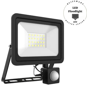 LED Flutlicht mit PIR Bewegungssensor Flutlicht Außen Garten Sicherheitslampe - Bild 1 von 6