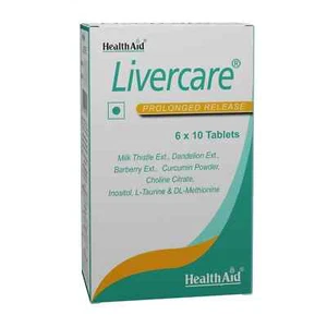 Health Aid Livercare - 240 Tablets | Milk Thistle Ext., Dandelion Ext, Barberry - Picture 1 of 3