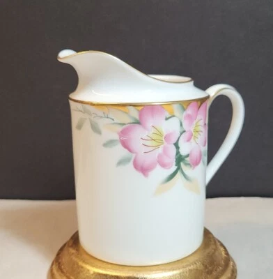 Jarra pequeña crema Noritake AZALEA 8 oz borde dorado Sri Lanka 3885 sin usar Foto 1 de 4