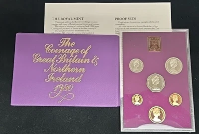 1980 Proof Coinage of Great Britain & Northern Ireland with C.O.A. - Image 1 of 4
