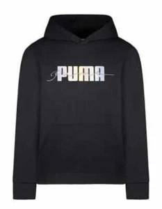 NEU PUMA MÄDCHEN JUGEND FRANZÖSISCHER FROTTEE KAPUZENPULLOVER - Bild 1 von 1