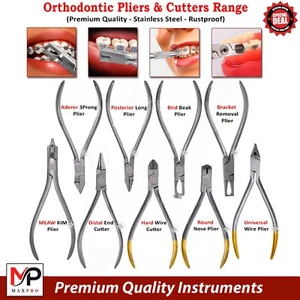 Dental Clinics Orthodontic Pliers Arch Wire Bending Forming Loop Ligature Cutter - Picture 1 of 19