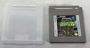 Teenage Mutant Ninja Turtles Fall Of The Foot Clan Game boy Cartridge TESTED - Picture 1 of 4