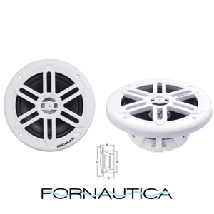 CASSE MARINE NAUTICHE DOPPIO CONO 80W BARCA GOMMONE COPPIA ALTOPARLANTI NAUTICA - Foto 1 di 1