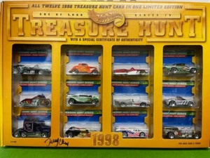 1998 Treasure Hunt Hot wheels 12 car set 12 SIGNATURES - Picture 1 of 8