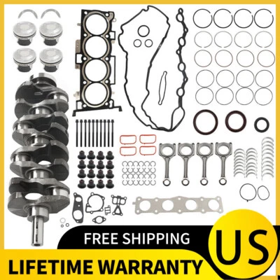 Kit de pistón de cojinete de varilla de conexión del cigüeñal 2,4 L para Hyundai Sonata Kia Optima Foto 1 de 4