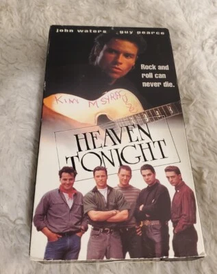 HEAVEN TONIGHT VHS 1993 Rock N Roll Drama GUY PEARCE John Waters GOOD - Image 1 of 4