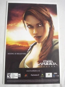 2006 Color Ad Lara Croft Tomb Raider Legend Video Game - Picture 1 of 1