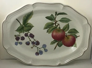 Mikasa BON APETIT gesprenkelte ovale Servierplatte Früchte EC470 Japan - Bild 1 von 6