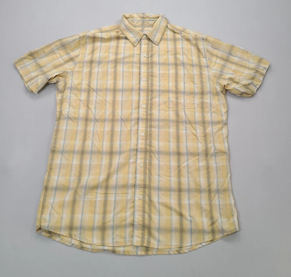 Breakwater Shirt Mens Extra Large Yellow Button Up Casual Comfort Outdoors - Image 1 of 4