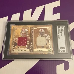 2002 Topps King Of Kings Joe Montana Jerry Rice Dual Patch 49ers RARE HOF - Picture 1 of 2
