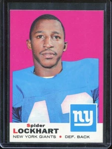 1969 Topps Football # 37 Spider Lockhart (NM-MT) Near Mint to Mint - Picture 1 of 2
