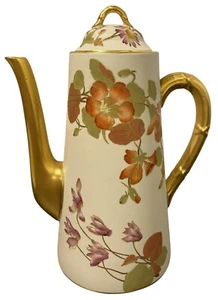 Royal Worcester Coffee Pot c.1880 (Carmel CA Consignment) - Picture 1 of 6