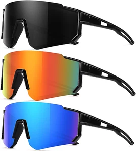 Youth Baseball Sunglasses for Boys Girls Age 6-12 Softball Cycling Sports Sungla - Picture 1 of 12
