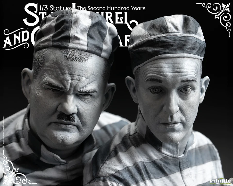 98158 STAN LAUREL & OLIVER HARDY 1/3 STATUE