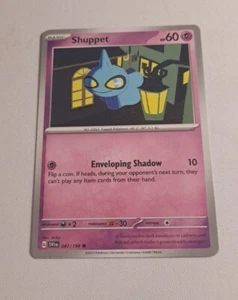 Shuppet Pokemon Card HP 60 2023 087/198 Regular - Picture 1 of 2