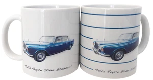 Tazza ceramica Rolls Royce Silver Shadow l 1967 - 11 oz - semplice o design con linee - Foto 1 di 13