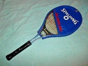 SPALDING 52-276 SKILL BUILDERS 3 BLUE ALUMINUM TENNIS RACKET WITH COVER - Picture 1 of 8