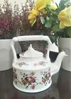 Lovely Vintage Arthur Wood Beautiful Porcelain Tea Pot Floral Details
