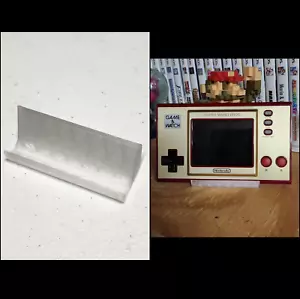 Clear Ice Game & Watch Minimalist Handheld Display Stand Low Profile Nintendo - Bild 1 von 7