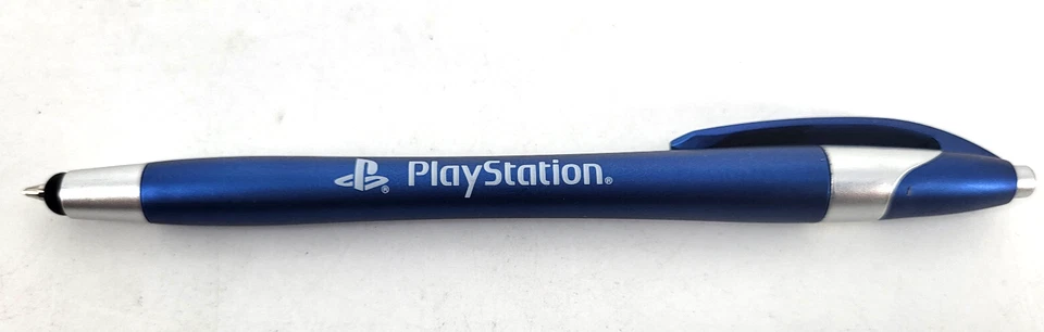 Bolígrafo Sony Playstation Raro Azul Promocional Mercancía Foto 1 de 2