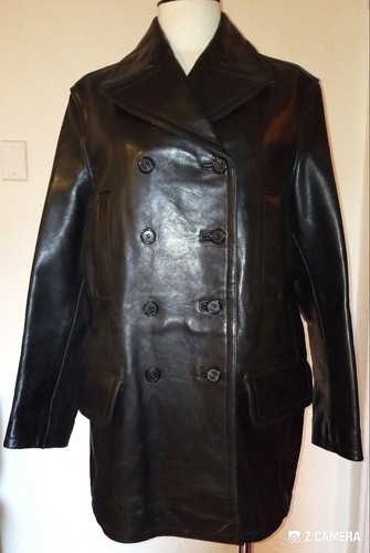 Cappotto pesante quattro tasche Prada da uomo pelle di manzo taglia 44