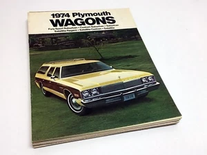 1974 Plymouth Satellite Custom Regent Suburban Fury Sport Wagons Brochure - Picture 1 of 1